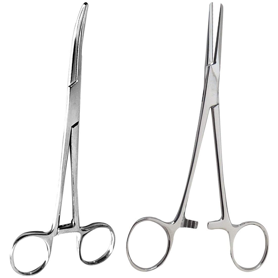 Hemostat Set, Stainless Steel Locking Tweezer Clamps - Ideal Hemostats for Nurses, Fishing Forceps