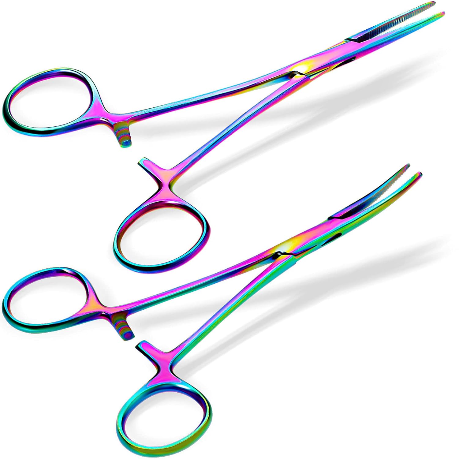 Curved and Straight Hemostat Forceps Piercing Pliers Forceps